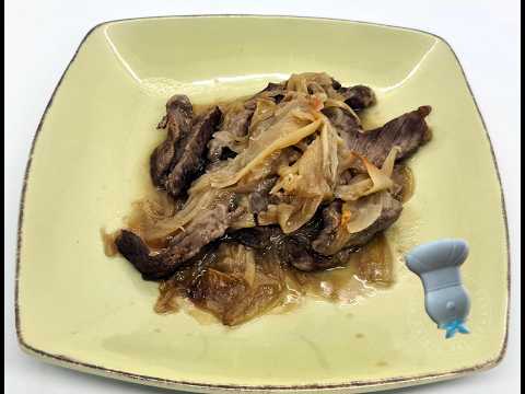 Beef stir-fry with onions recipe