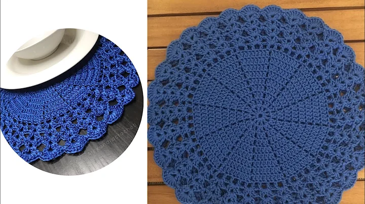 TAPETE a crochet fcil y rpido