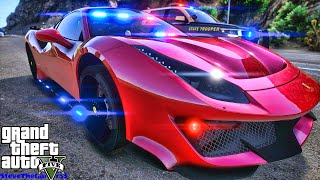 Get Ready for a Wild Ride!  Police Sunday Supercar Patrol in GTA 5 Lspdfr Mod | 4K