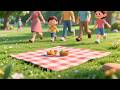 Family Picnic Day 1 🧺🌳 Fun Outdoor Song for Kids | Nursery Rhymes & Happy Family Adventure 🎶✨