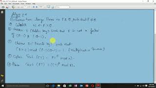 Rsa Algoritm In Cryptography Network Security.