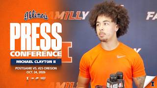Illinois Football | QB Michael Clayton II Postgame vs. #25 Oregon 10/24/26