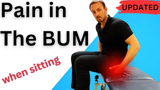 STOP buttock bone pain (when sitting) FAST by The Physio Channel 12,509 views 3 months ago 8 minutes, 26 seconds