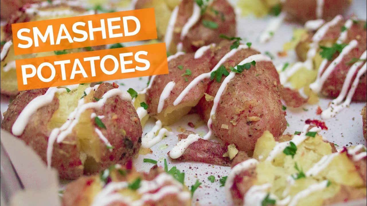 Smashed Red Baby Potatoes Recipe YouTube