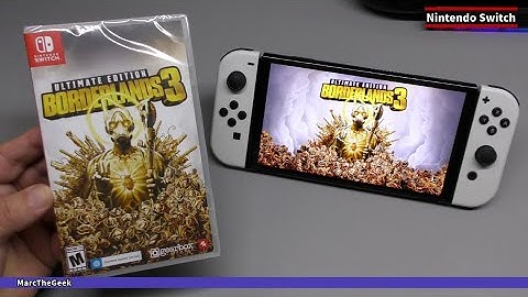 Borderlands 3 Ultimate Edition Unboxing & Gameplay on Nintendo Switch