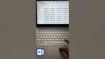 How to do vertical selection in Microsoft Word? #wordtutorials #shorts