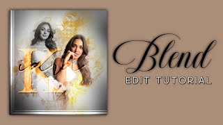 Blend edit || blend using 2 pics || picsart tutorial