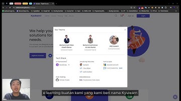 KYULEARN E-LEARNING WEBSITE DEMO | PEMROGRAMAN WEB I | UNSIA