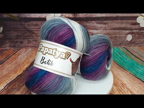 Video: Příze Papatya Batik, 554-31