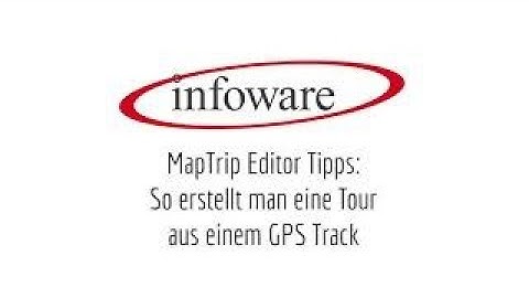 infoware.de | MapTrip FollowMe Editor: How to create a navigation from a GPS track