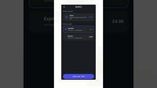 Card Delivery — Flutter fintech screen #Flutter #Shorts