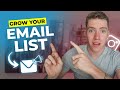 How To Build An Email List On Instagram | Grow Your Audience &amp; Income