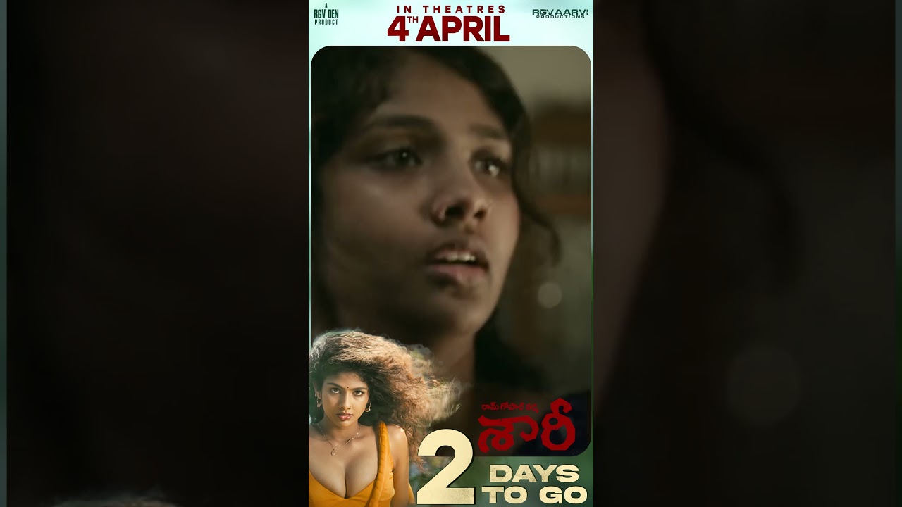 2 Days to Go – Saaree Unveils the Fear! 👁️‍🗨️🔥 | RGV | Aaradhya Devi | Satya Yadu 