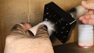 High speed steel milling and finishing the Y motor adapter milling
