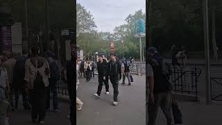 Paris walks Boulevard Saint-Michel- French region