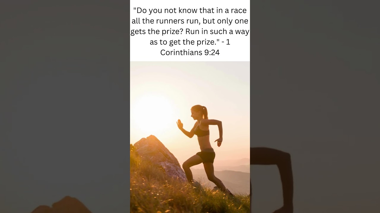 Do you not know that in a race all runners run ..  #race #runners #run #prize   #faithjourney