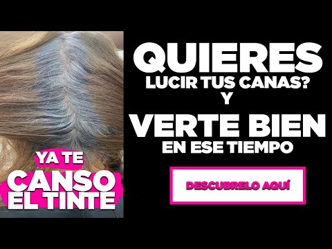 Video: ¿Cómo mantener el cabello teñido de canas?