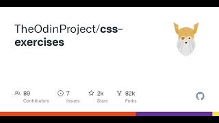 GitHub - TheOdinProject/css-exercises