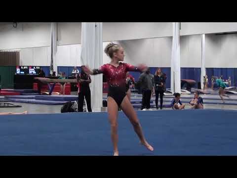 Skyler Downs Level 8 Floor Routine 2019 Commonwealth Cup 9.4