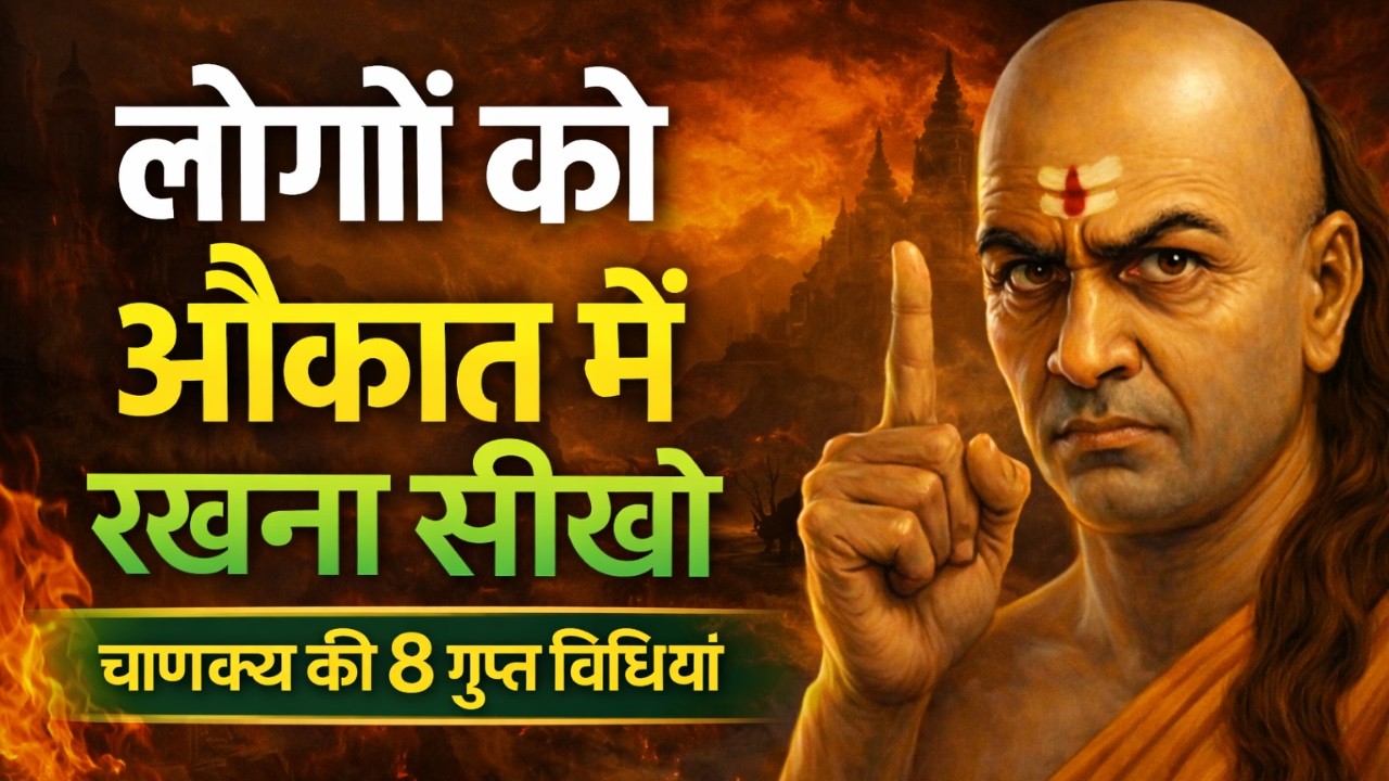 “लोगों को औकात में रखना सीखो | चाणक्य की 8 खतरनाक चालें | Chanakya niti Hindi | most powerful video