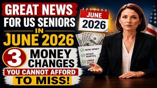 GREAT NEWS FOR US SENIORS IN JUNE 2026 — 3 Money Changes You Cannot Afford to Miss
