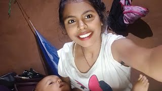 Husband Wife Romantic Night Live Indian Village Couple Night Live Breastfeeding Vlogs Deepa Bg