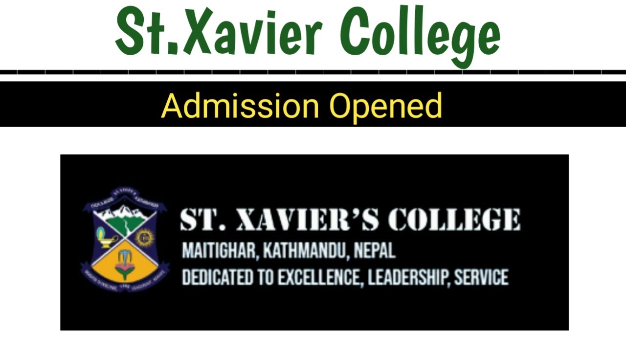 St Xavier College Admission Opened 2021 2022 What After SEE YouTube st-xavier-college-admission-opened-2021-2022-what-after-see-youtube