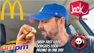 Eating Every Fast Food Dodgers Food Promo In One Day