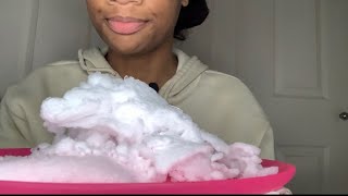 ASMR POWDERY ICE BITES/THIN CRISPY ICE