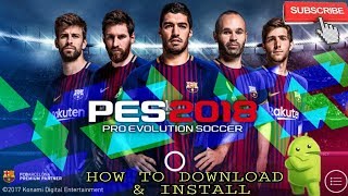 How to download and install Pes 2018 Game For Android screenshot 2