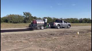 Stratos Dmt-1000 Spraying An Emulsion For Chip Sealing. For Equipment, Give Us A Call 518-218-7676