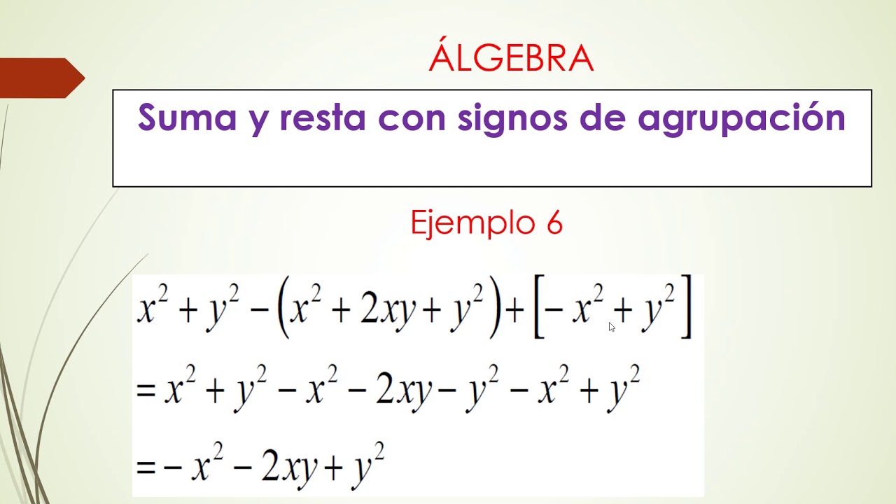Signos De Operacion Relacion Y Agrupacion Gufa
