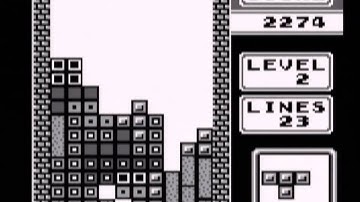 Tetris (Gameboy) gameplay