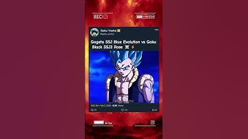 Gogeta SSJ Blue Evolution vs Goku Black SSJ3 Rose ☠️⚡️ #dragonball #anime #dbz #dbs #goku #shorts