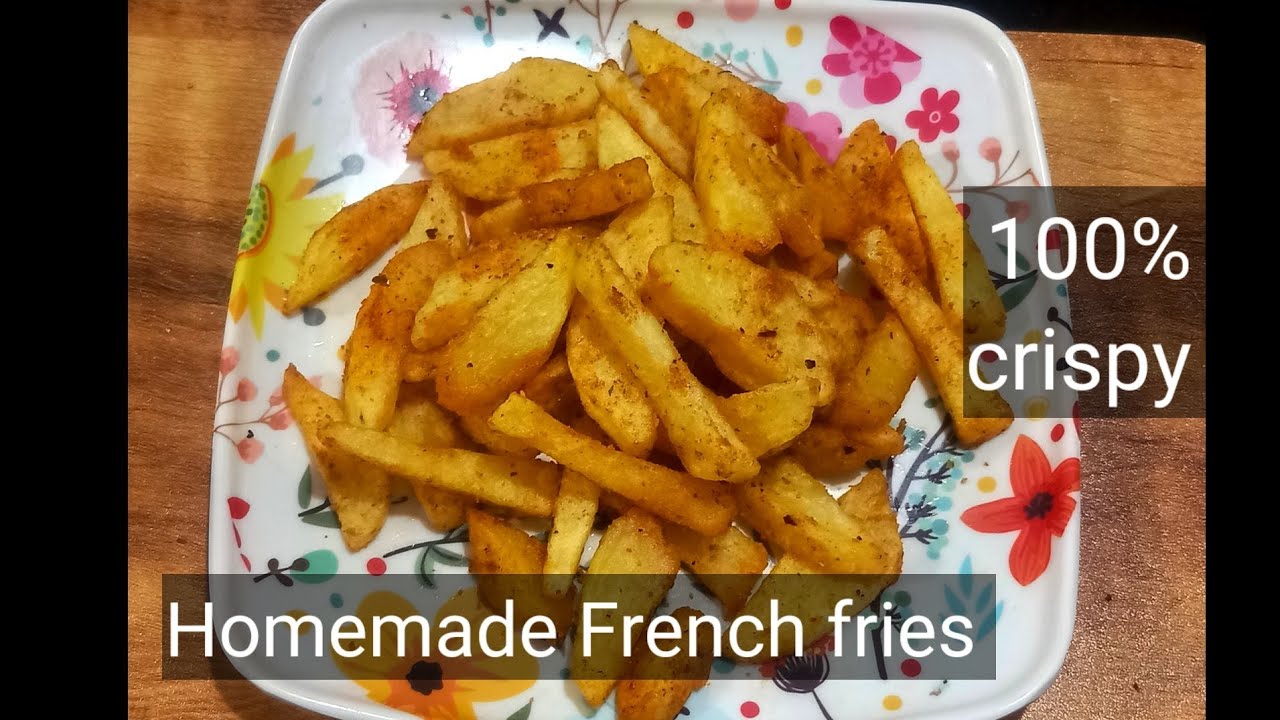  Home made crispy French fries recipe crispy finger chips French