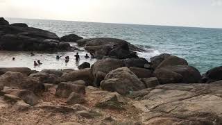 Natural pool in Balapitiya beach/balapitiya beach/ beach in Srilanka