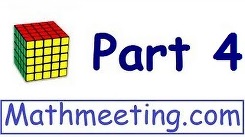 How to Solve a 5x5 Rubik's cube - Part 4 - Parity