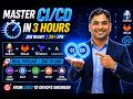 25+ LPA | Master CI/CD + Terraform + Ansible in 3 Hours(Job Ready)| Jenkins &amp; GitLab + Real Pipeline