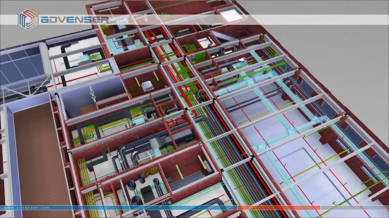 MEP/HVAC BIM Modeling for Healthcare Facility