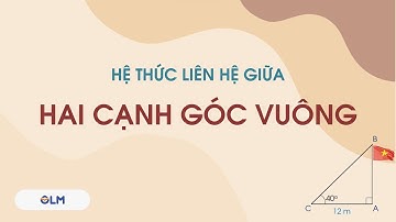 Hệ thức liên hệ giữa hai cạnh góc vuông | Toán lớp 9 mới | OLM.VN