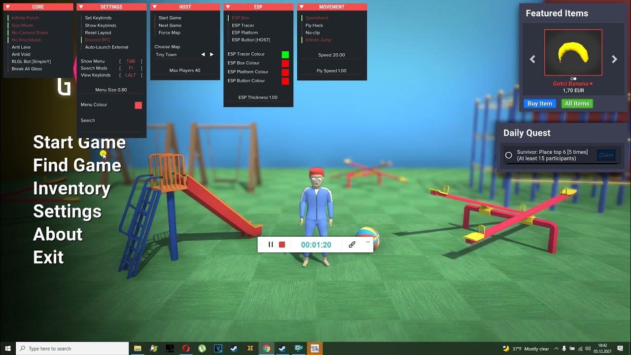 crab game cheat version.dll YouTube