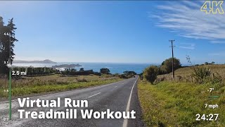 Virtual Run | Virtual Running Videos Treadmill Workout Scenery | Seacliff to Karitane Run