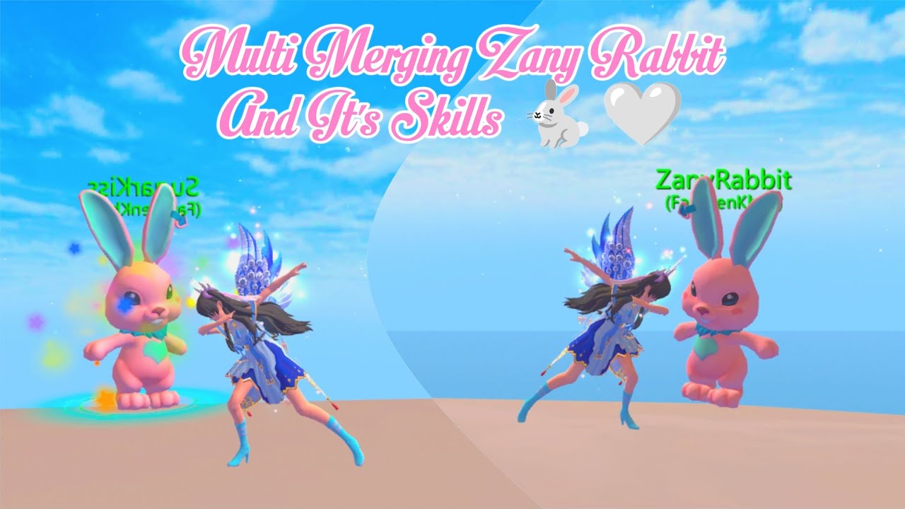 Eutopia Rabbit Multi Merging Zany Rabbit And It's Op Skills🐇💖 | Utopia Origin | PVE ...