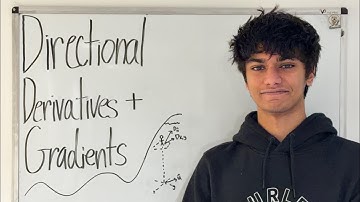 Directional Derivatives + Gradients Visually - Calculus 3 Series