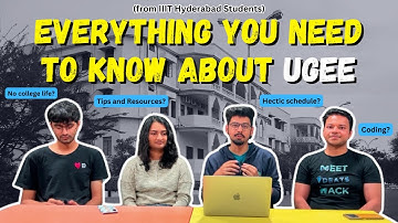 How to crack UGEE | UGEE 2024 | IIIT Hyderabad | Preparation Strategy | Tips and Tricks