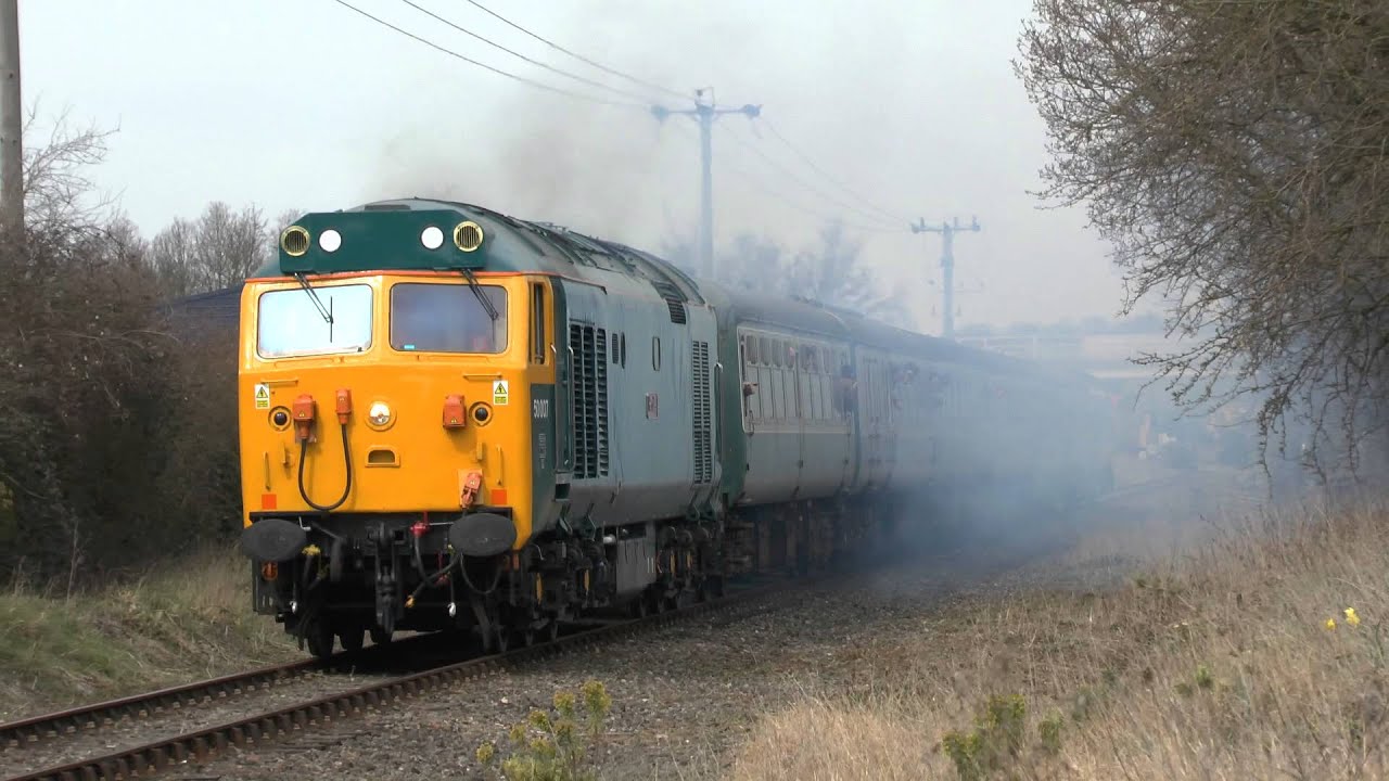 50007 leaves Dereham 1st April 2016