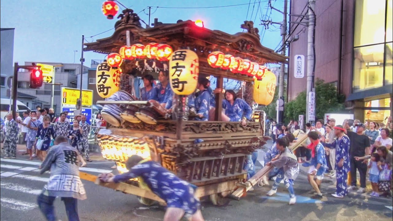 2025.8.27 片瀬諏訪神社 例大祭 2025 山車 ぶんまわし など 神奈川県