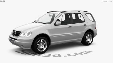Mercedes-Benz M-class 1997 3D model by Hum3D.com