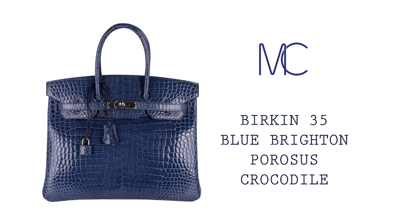 Blue brighton croc  Birkin, Fashion, Hermes birkin
