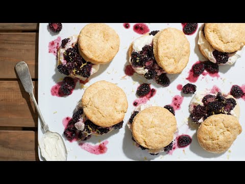 Lemony Blackberry Shortcakes